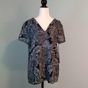 🛍️3/$25 Banana Republic Paisley Print Top
